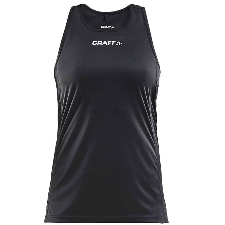 Singlet Rush dame - sort