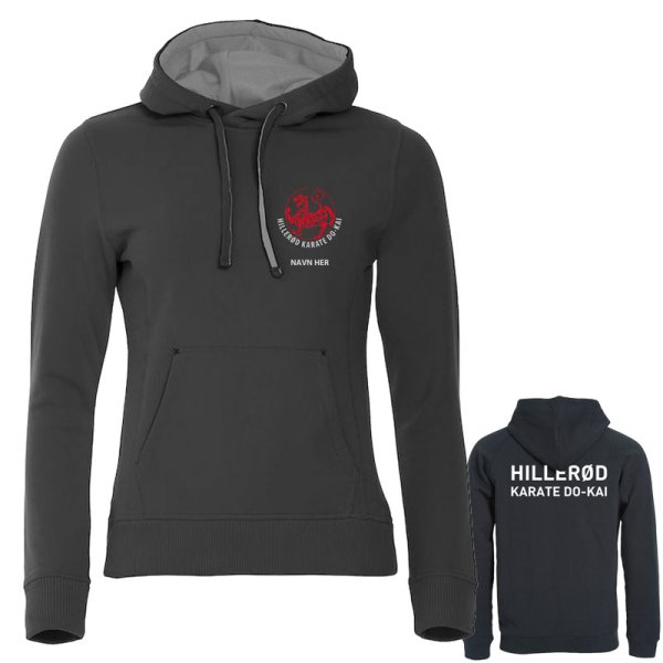 Hiller�d karate h�ttetr�je Classic m/logo - dame