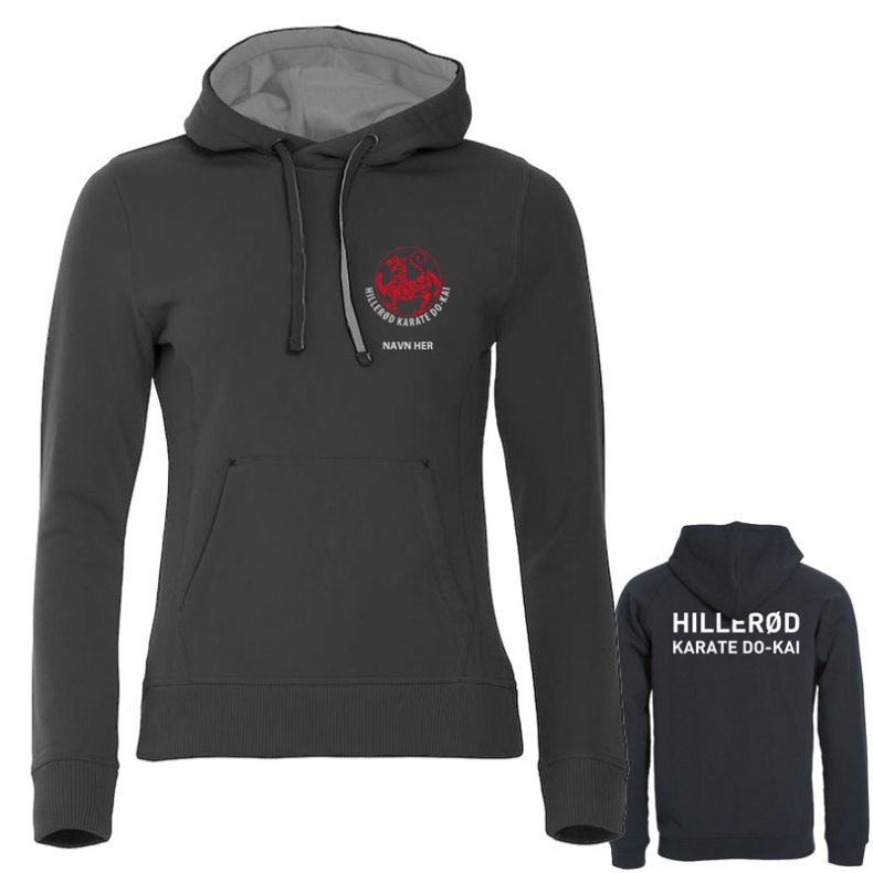 Hiller�d karate h�ttetr�je Classic m/logo - dame