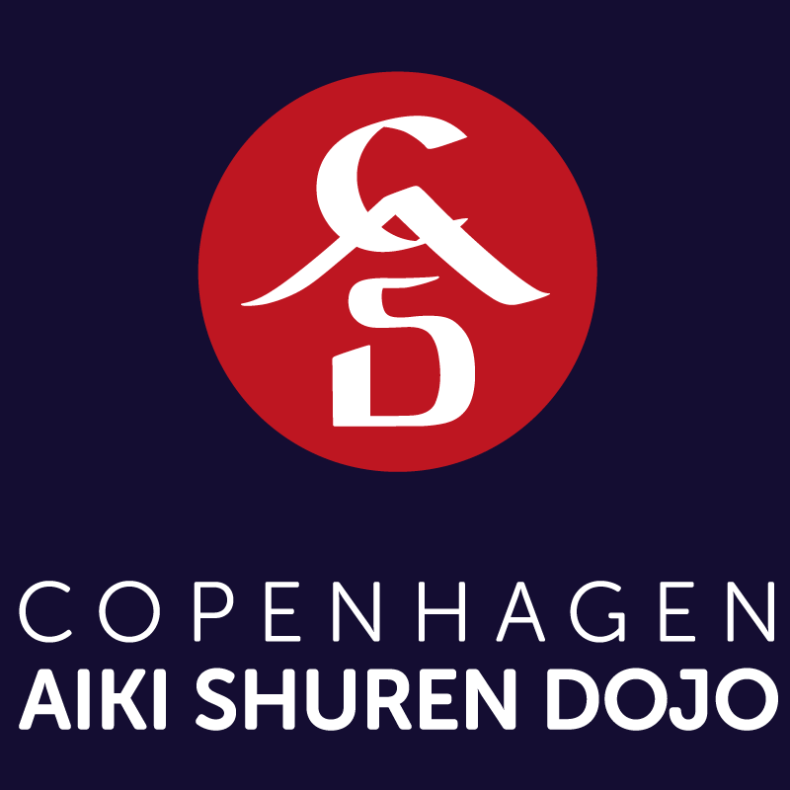 AIKI Shuren Dojo tryk - r�d/hvid