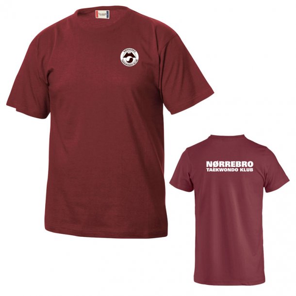 NTK t-shirt Basic junior - bordeaux