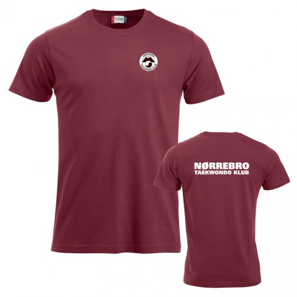 NTK t-shirt New Classic herre - bordeaux