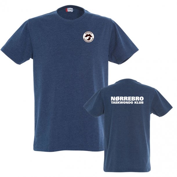 NTK t-shirt New Classic herre - blmelange