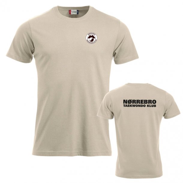NTK t-shirt New Classic herre - lys khaki