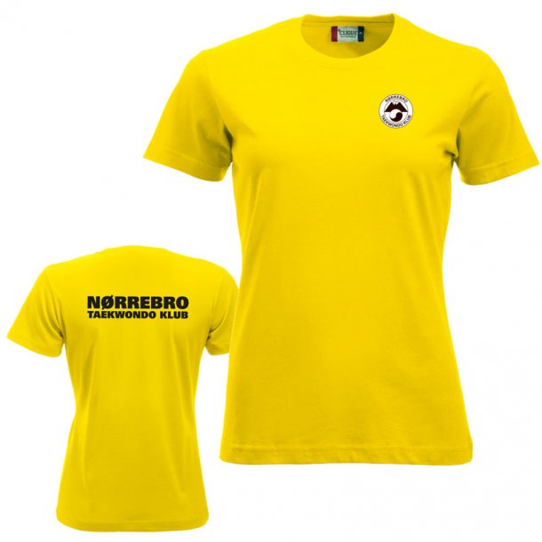 NTK t-shirt New Classic dame - citrongul