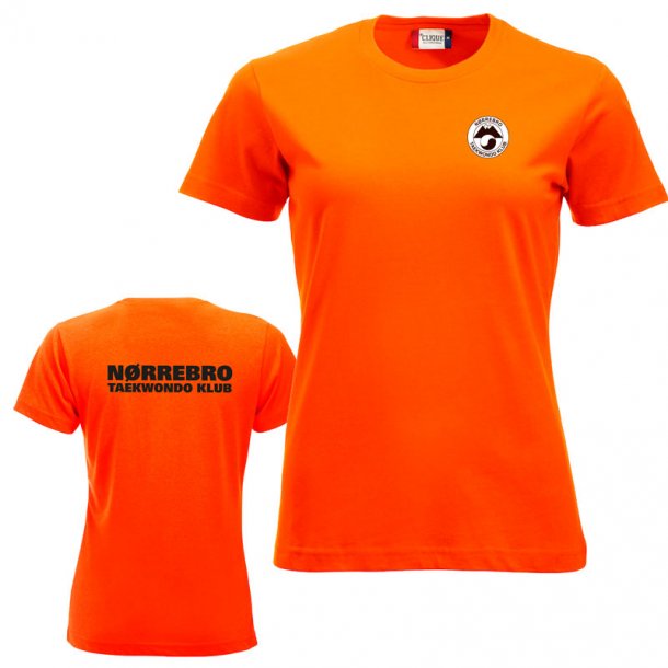 Geografi Bopæl svar NTK t-shirt New Classic dame - visibility orange - KLUBTØJ - SENIOR T-SHIRT  - BUDOX / FIGHTX