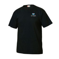 Sim Uu t-shirt Basic junior - sort