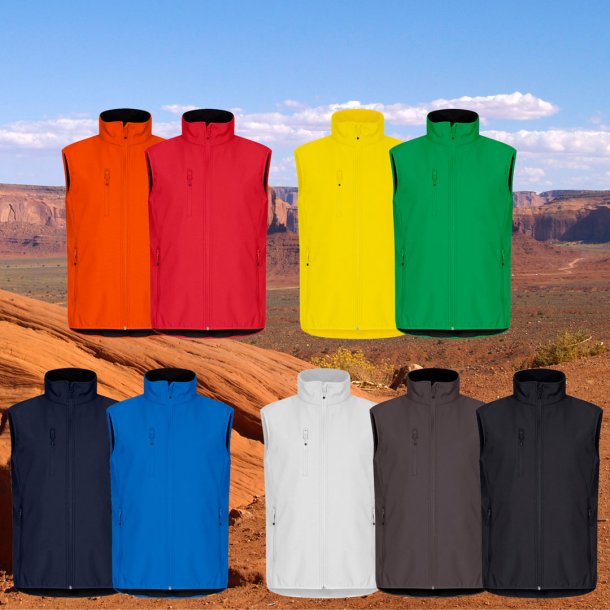 Vest Softshell Classic - herre