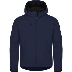 Jakke m/h�tte Classic Softshell - herre