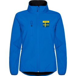 WUKF SWEDEN SUPPORT jakke softshell Classic dame - royal