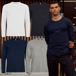 T-shirt Premium Fashion LS - herre