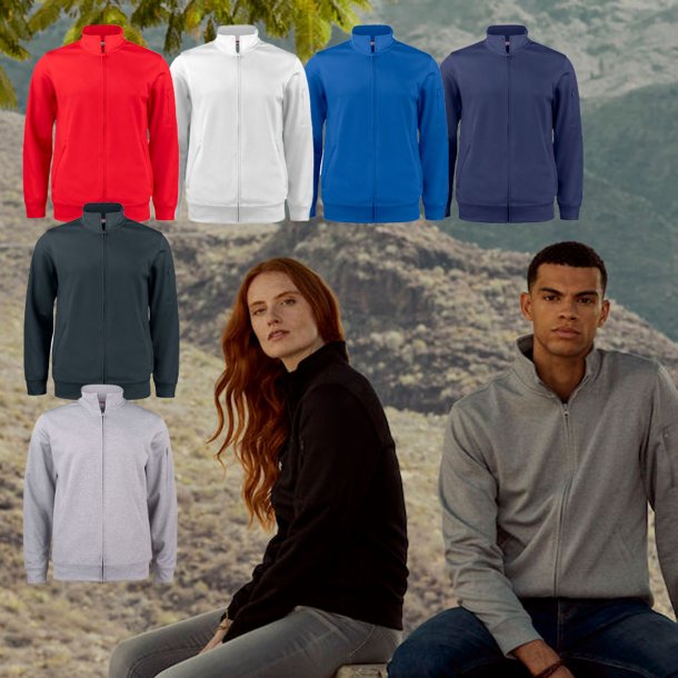 Trningsjakke Basic Active FZ - unisex