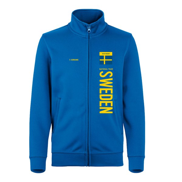 WUKF Sweden tr�ningsjakke Basic Active junior - royal