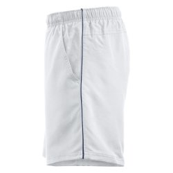 Clique shorts Hollis unisex - hvid/navy