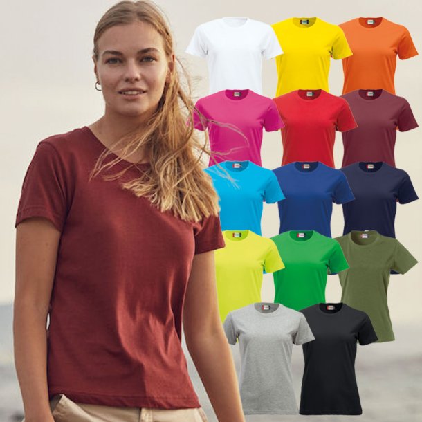 Clique t-shirt Basic - dame
