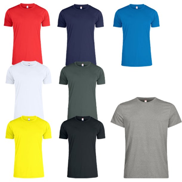 Clique t-shirt Basic Active dryfit - herre