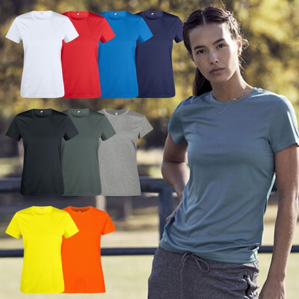 Clique t-shirt Basic Active dryfit - dame