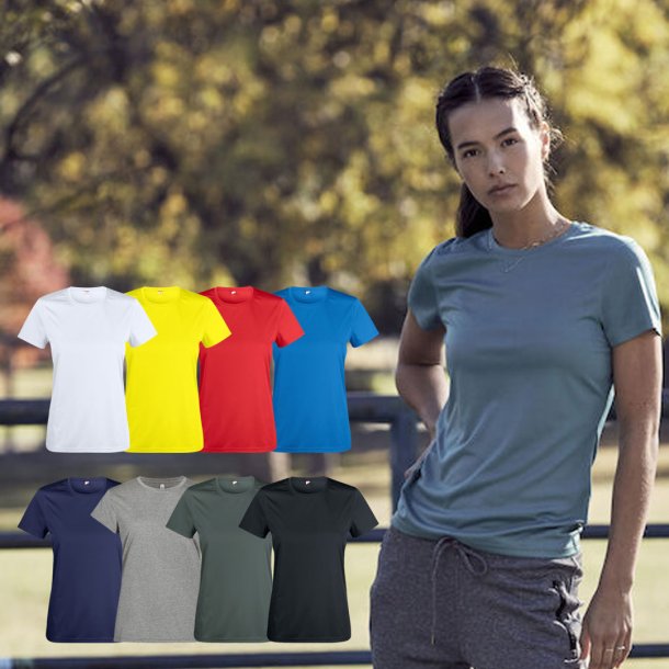 Clique t-shirt Basic Active dryfit - dame