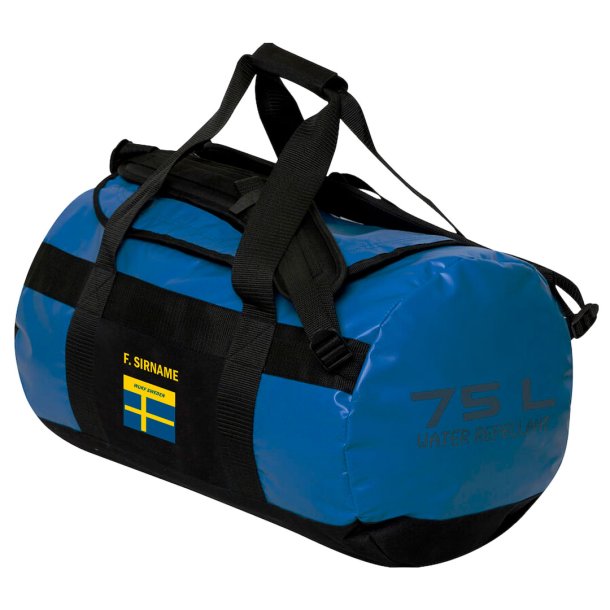 WUKF SWEDEN sportstaske 2-i-1 PVC - 75 l