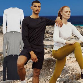 T-shirt LS Basic Active dryfit - herre