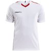 T-shirt Progress Contrast herre - hvid/r�d