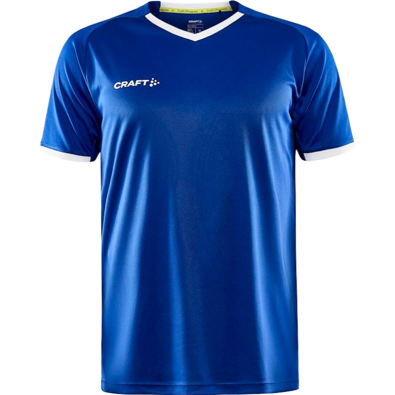 T-shirt Progress 2.0 Solid Jersey v/hals herre - royal