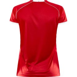Craft t-shirt Progress 2.0 Solid Jersey v/hals dame - rd