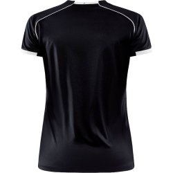 T-shirt Progress 2.0 Solid Jersey v/hals dame - sort