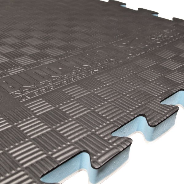 Puzzlem�tte 1x1 m x 23 mm - sort/gr�