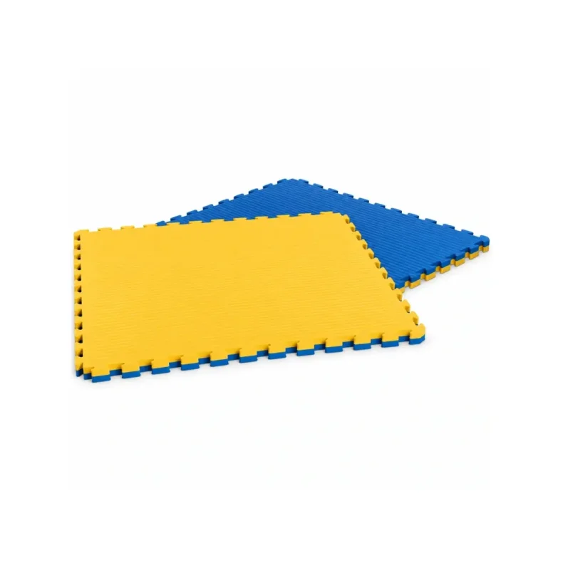 Puzzlem�tte 1x1 m - bl�/gul - 40 mm