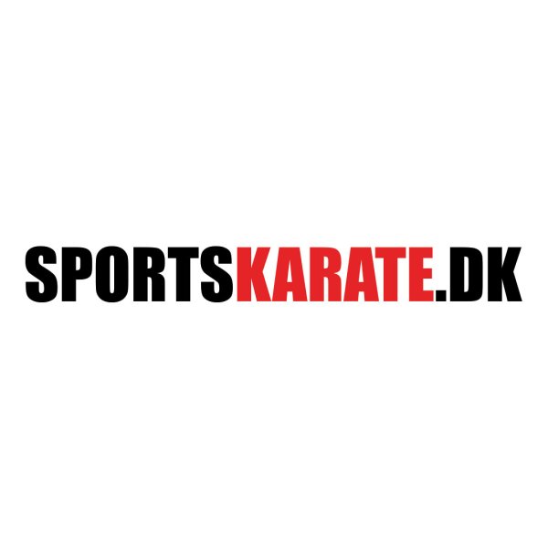 Aalborg sportskarate rygtryk - sort/r�d