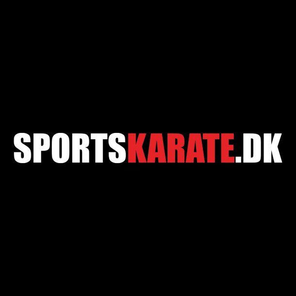 Aalborg sportskarate rygtryk - hvid/rd
