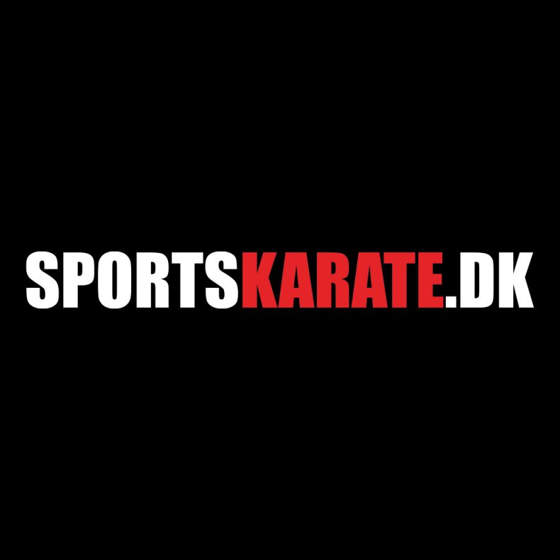 Aalborg sportskarate rygtryk - hvid/r�d