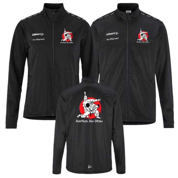 Aarhus Jiu-Jitsu tr�ningsjakke Squad Go FZ - dame/herre