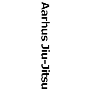 Aarhus Jiu-Jitsu tekstlogo - sort