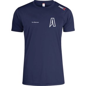 ABC t-shirt Basic Active dryfit navy - herre