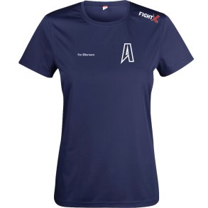 ABC t-shirt Basic Active dryfit navy - dame