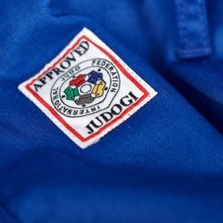 Judo gi Champion III Regular-Fit - bl�/hvid