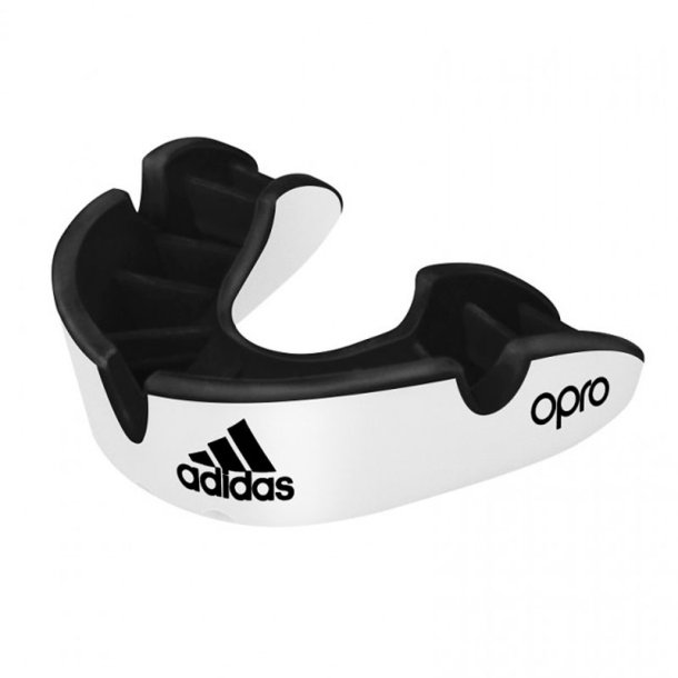 Adidas tandbeskytter OPRO Gen4 Silver-Edition junior - hvid