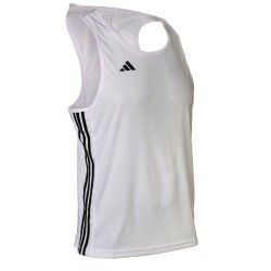 Bokseshirt Punch Line - hvid/sort