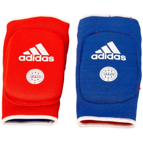Adidas albuebeskytter WAKO vendbar - r�d/bl�