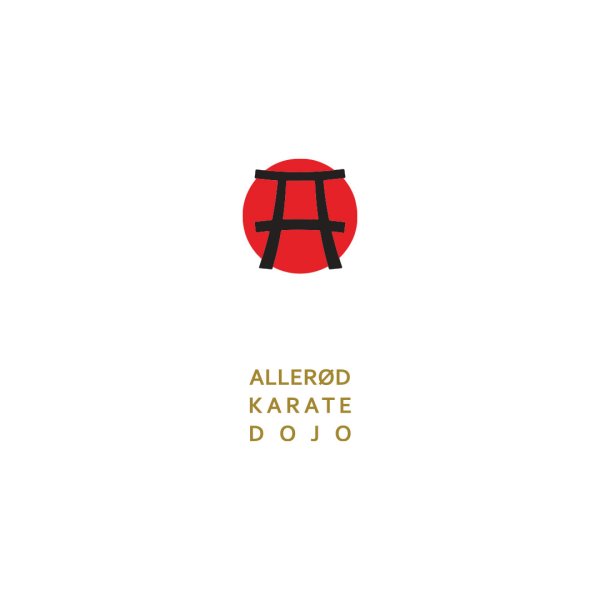AKD brystlogo m/guld - tryk