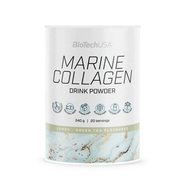  Marine Collagen pulver - Lemon / Green Tea - 240 g