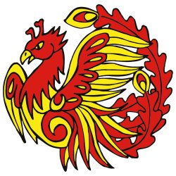 Fures brystlogo large - farvet tryk