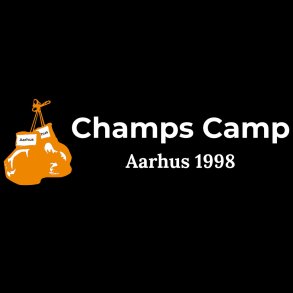 Champs Camp trykt logo - sponsor