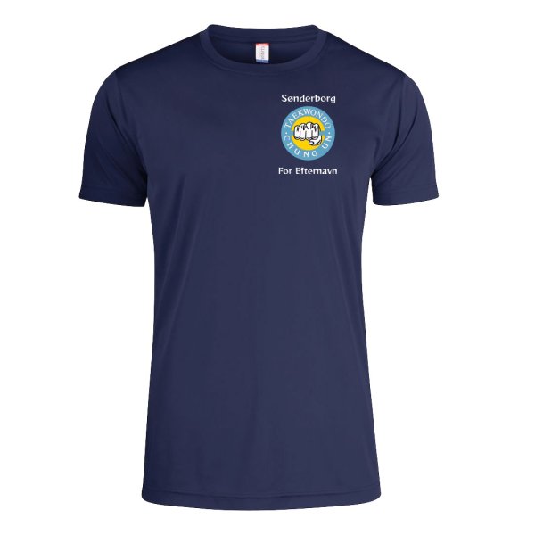 Chung Un t-shirt Basic Active dryfit navy - junior