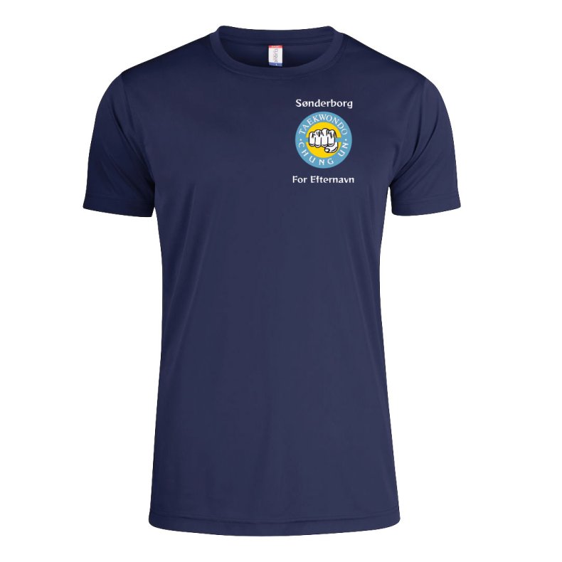 Chung Un t-shirt Basic Active dryfit navy - junior