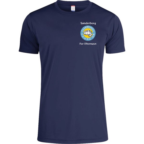 Chung Un t-shirt Basic Active dryfit navy - herre