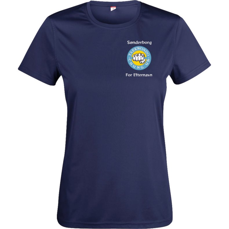 Chung Un t-shirt Basic Active dryfit navy - dame