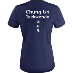 Chung Un t-shirt Basic Active dryfit navy - dame